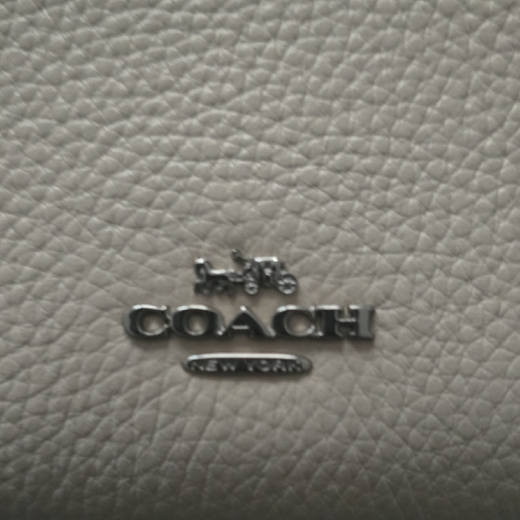 Coach Beige and Black Wristlet Clutch - Picture 2 of 2